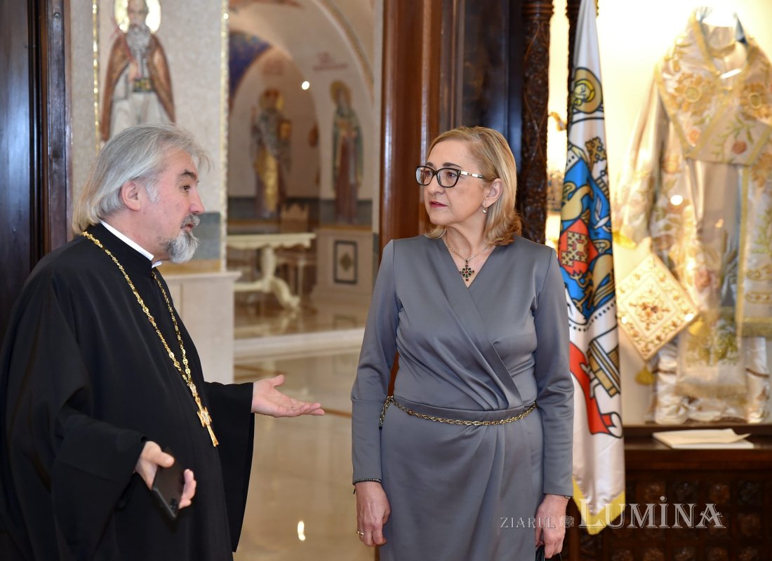 Ambasadorul Georgiei la București în vizită la Patriarhia Română 243410