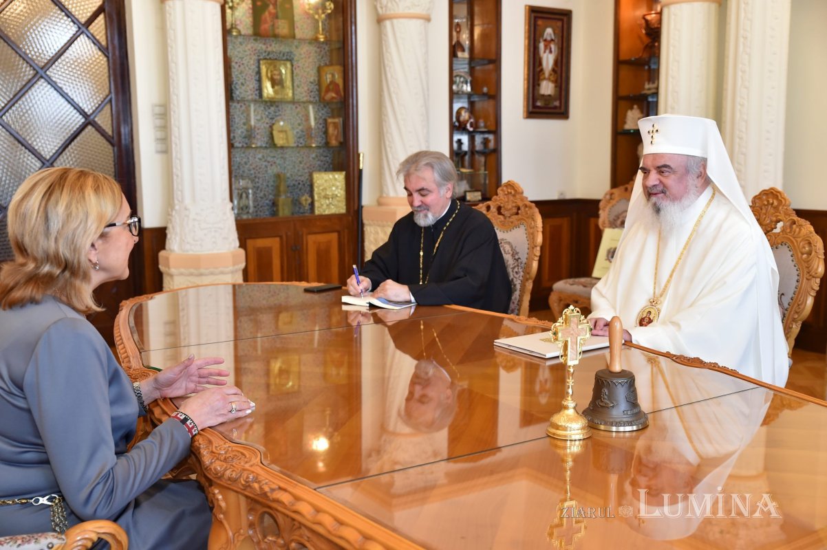 Ambasadorul Georgiei la București în vizită la Patriarhia Română 243413