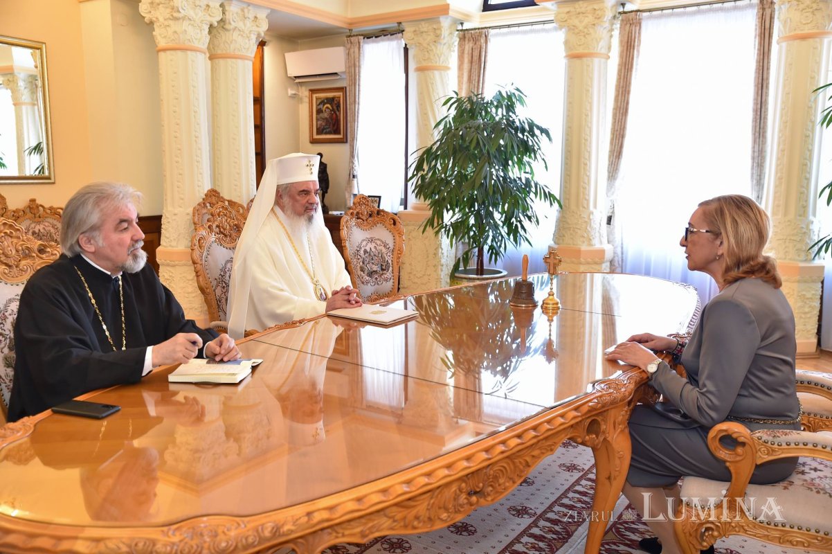 Ambasadorul Georgiei la București în vizită la Patriarhia Română 243417