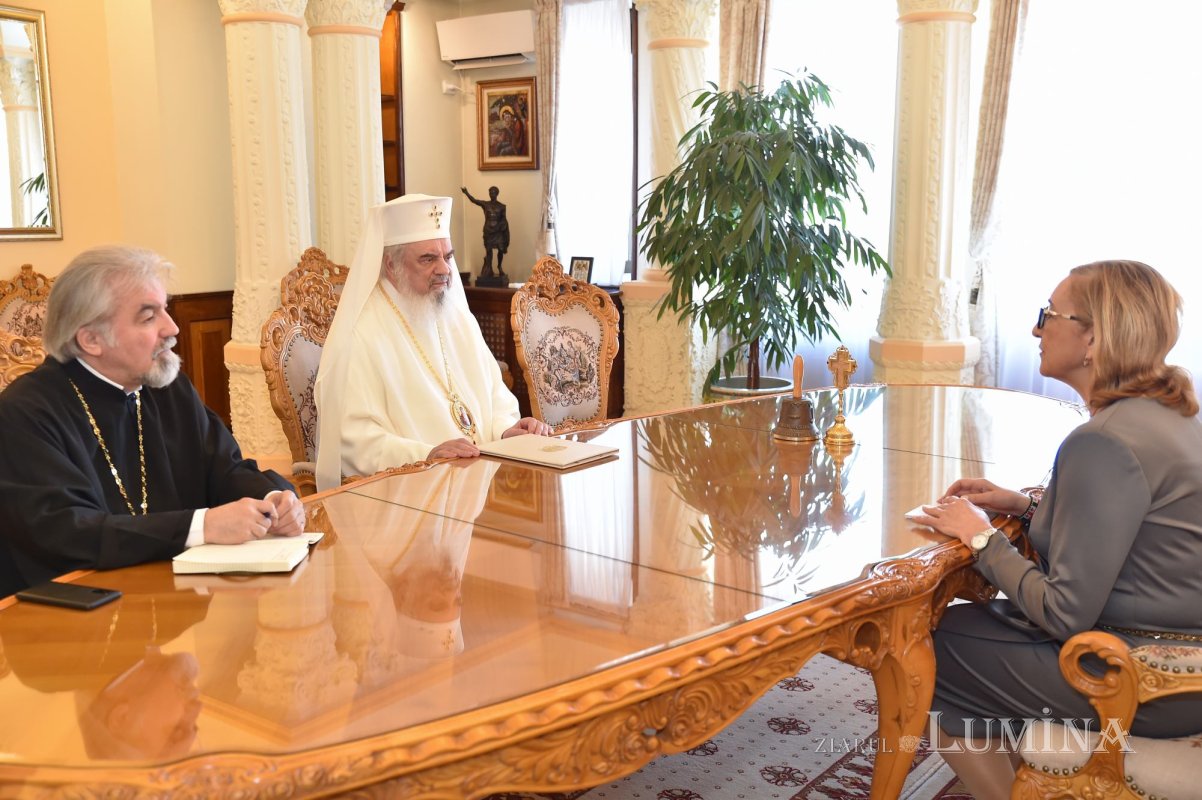 Ambasadorul Georgiei la București în vizită la Patriarhia Română 243421
