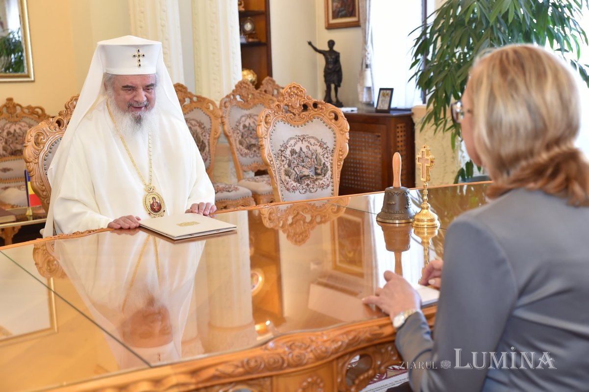 Ambasadorul Georgiei la București în vizită la Patriarhia Română 243422