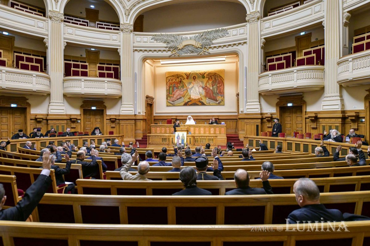 Lucrările Adunării Naționale Bisericeşti în Palatul Patriarhiei 244203