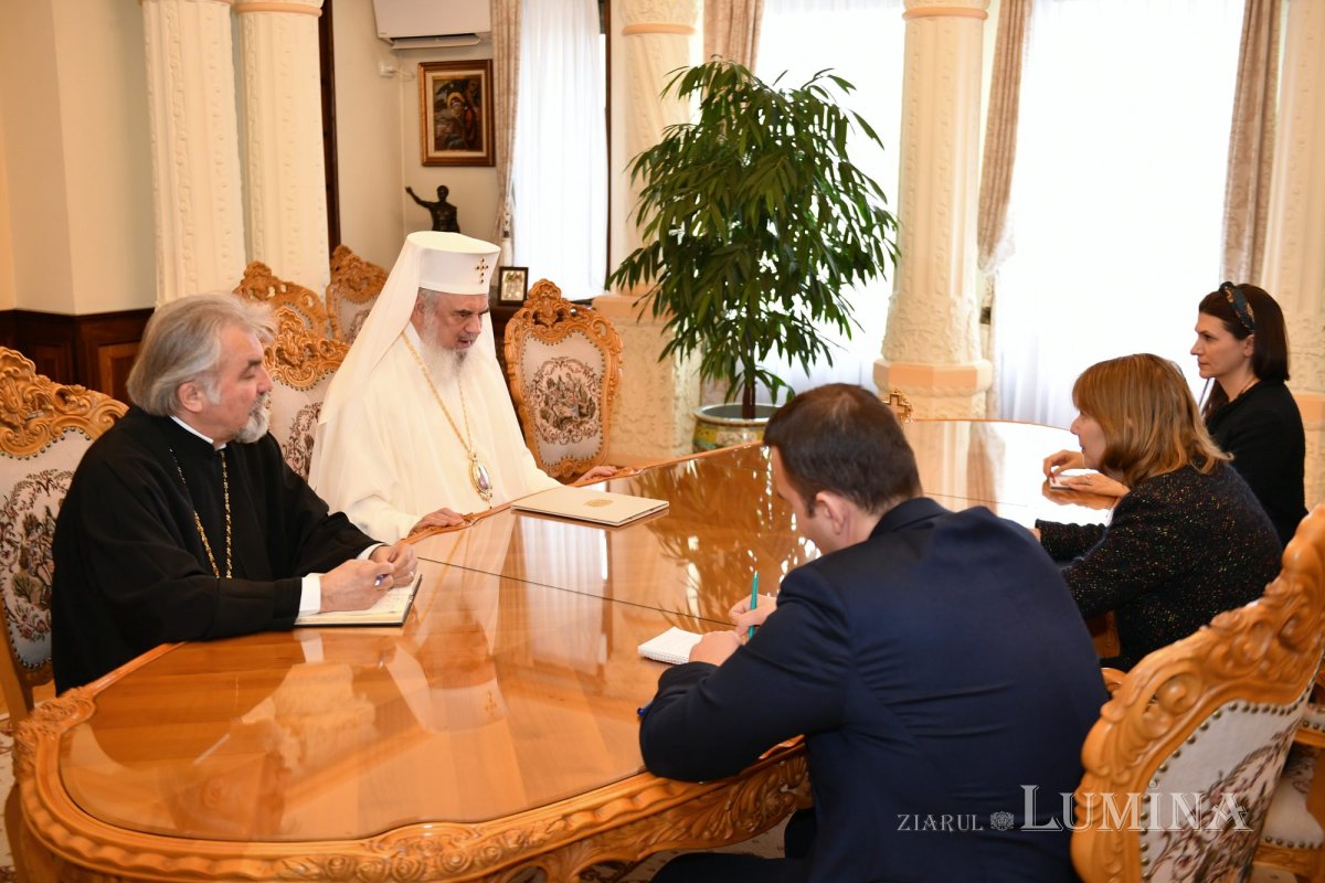 Ambasadorul Statelor Unite ale Americii la Bucureşti, în vizită de prezentare la Patriarhia Română 247840