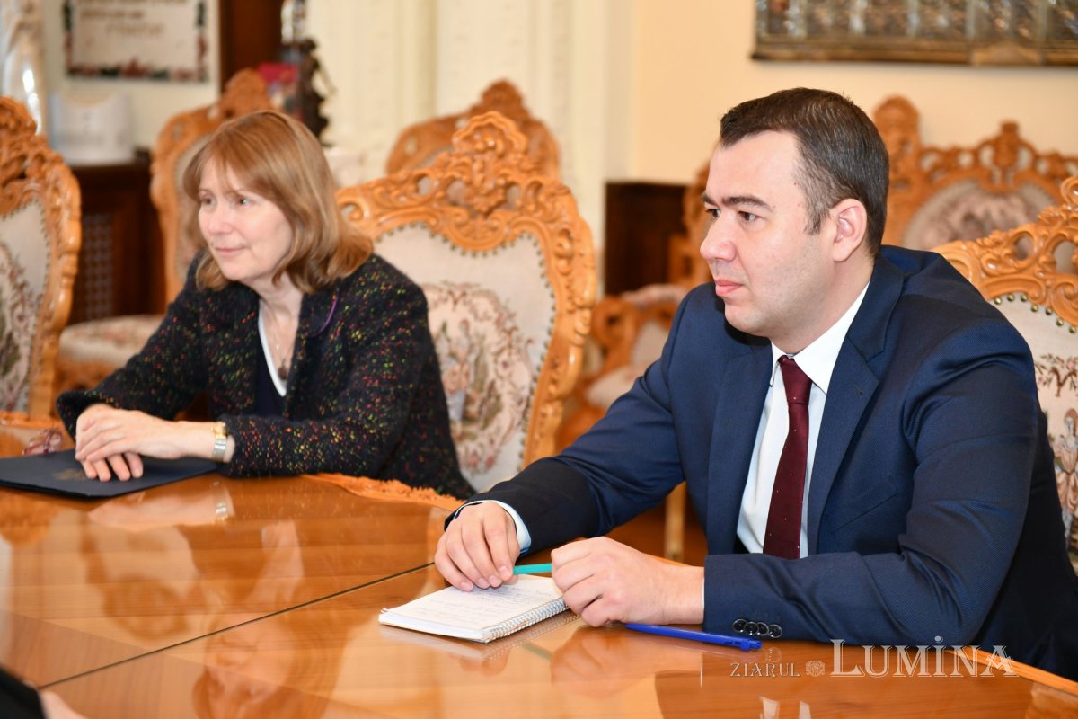 Ambasadorul Statelor Unite ale Americii la Bucureşti, în vizită de prezentare la Patriarhia Română 247841