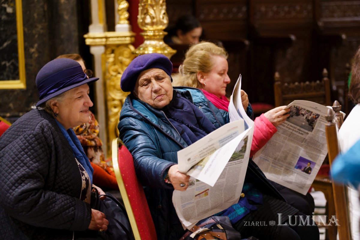 Episcopul Hușilor a conferențiat la Biserica Domnița Bălașa din Capitală 248028