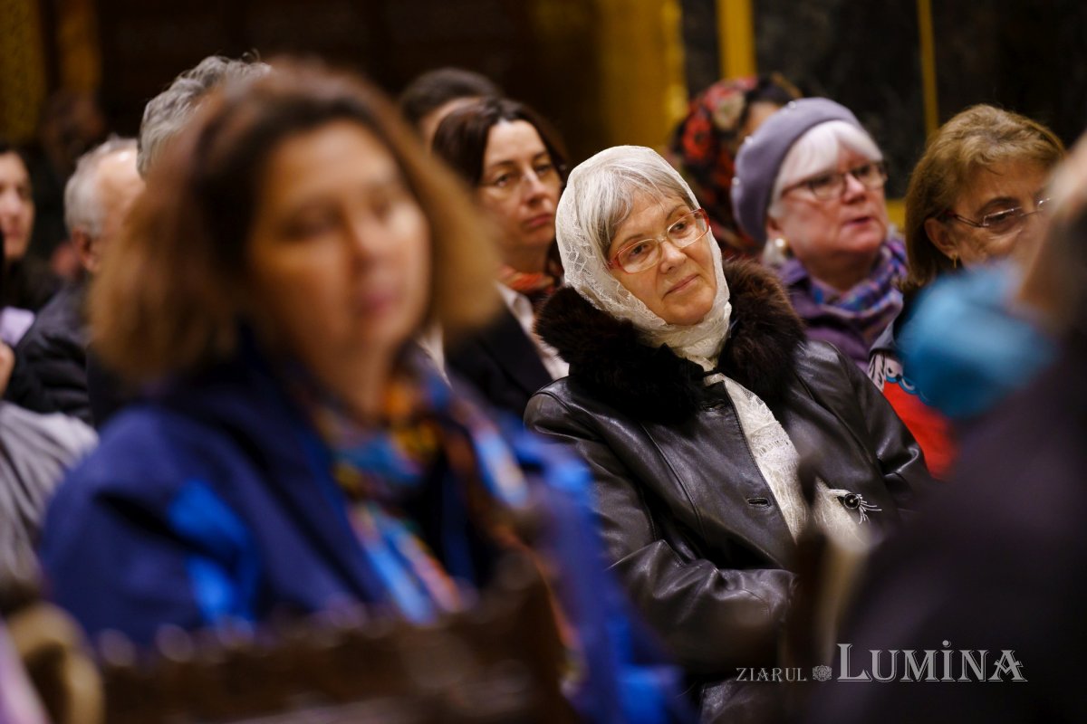 Episcopul Hușilor a conferențiat la Biserica Domnița Bălașa din Capitală 248035