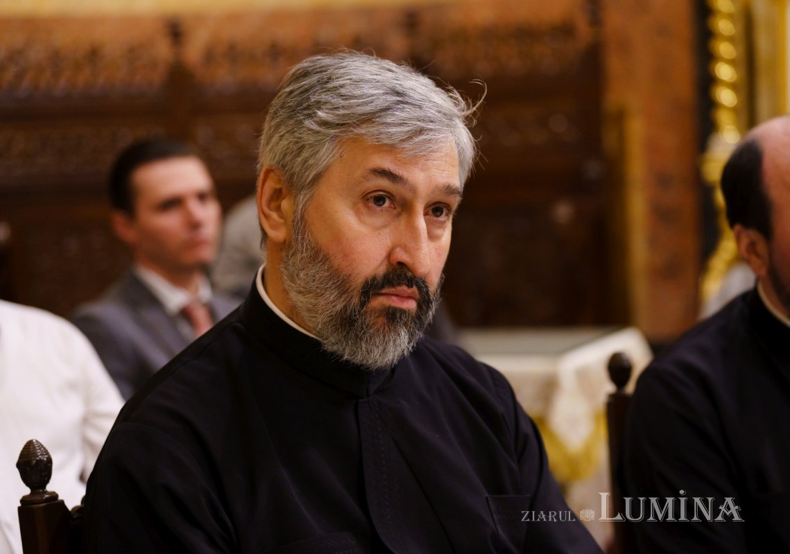 Episcopul Hușilor a conferențiat la Biserica Domnița Bălașa din Capitală 248038