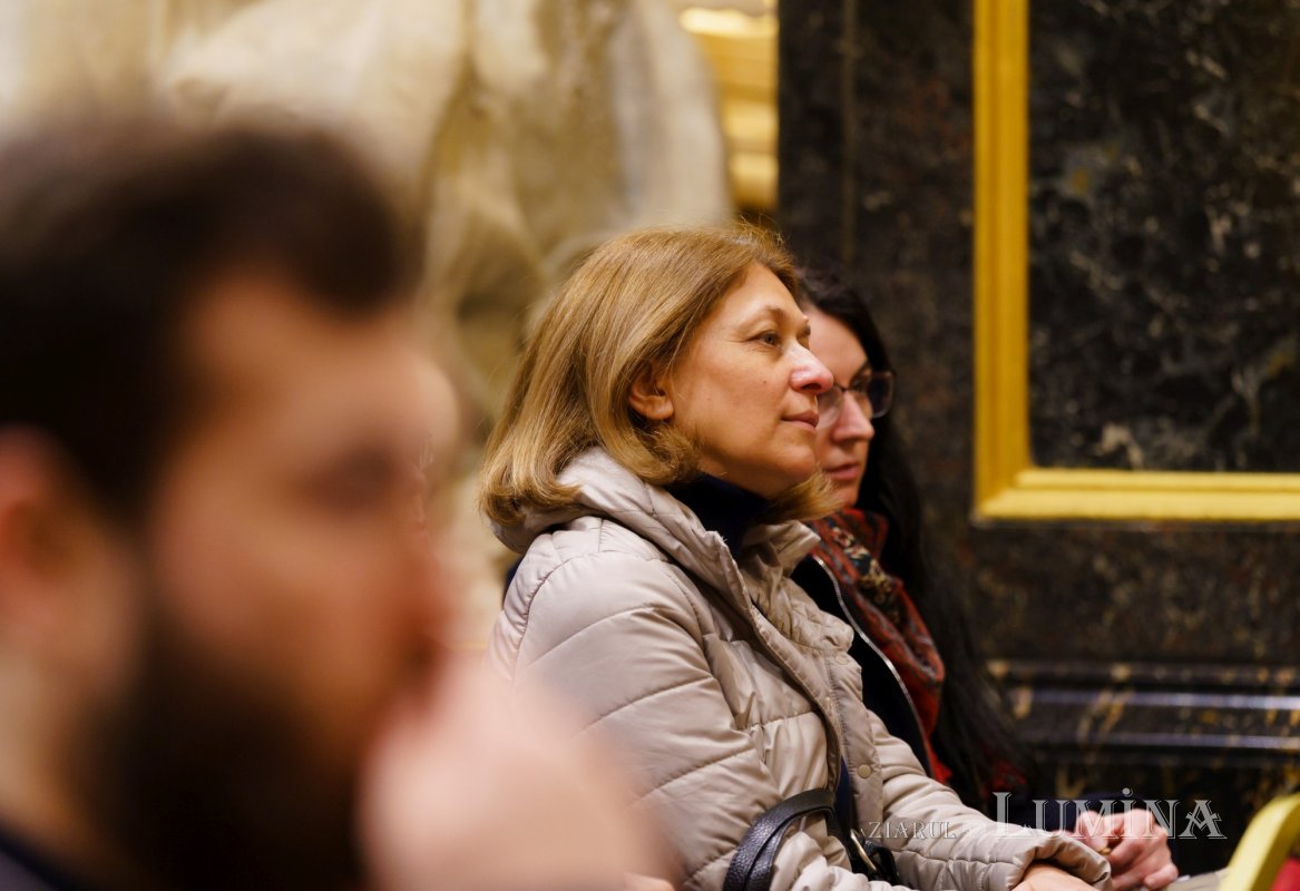 Episcopul Hușilor a conferențiat la Biserica Domnița Bălașa din Capitală 248046