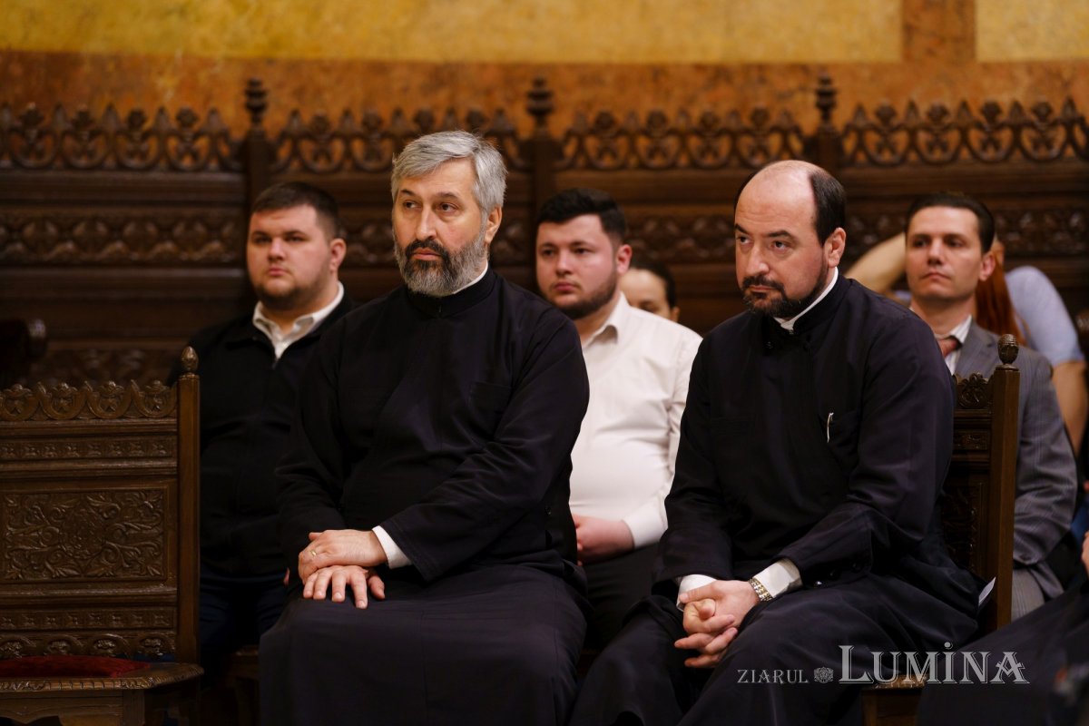 Episcopul Hușilor a conferențiat la Biserica Domnița Bălașa din Capitală 248057