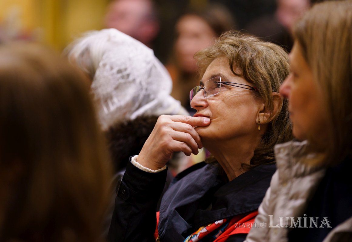 Episcopul Hușilor a conferențiat la Biserica Domnița Bălașa din Capitală 248062