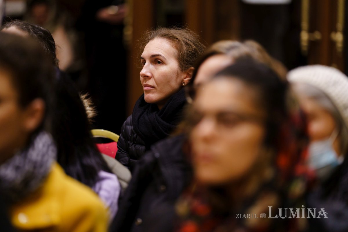 Episcopul Hușilor a conferențiat la Biserica Domnița Bălașa din Capitală 248068