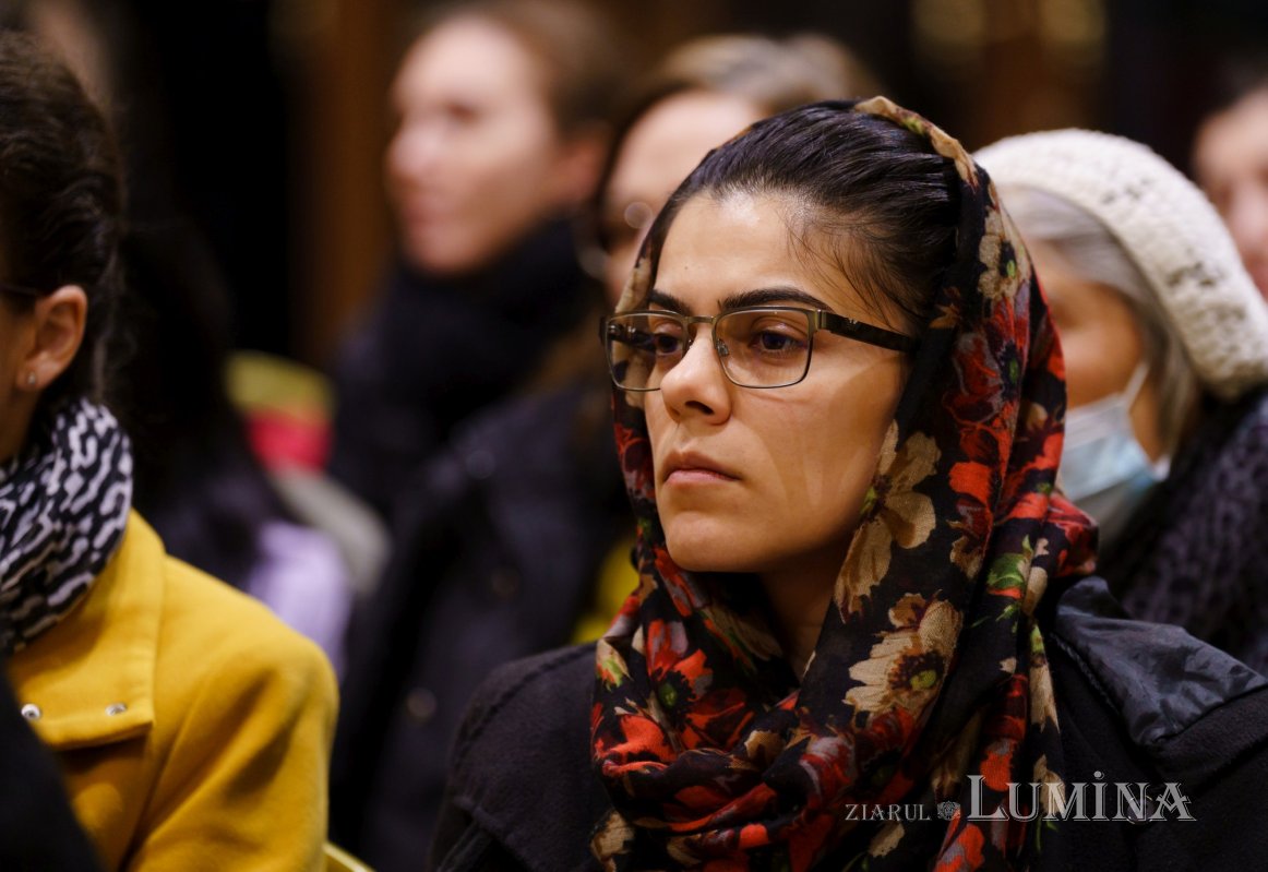 Episcopul Hușilor a conferențiat la Biserica Domnița Bălașa din Capitală 248069