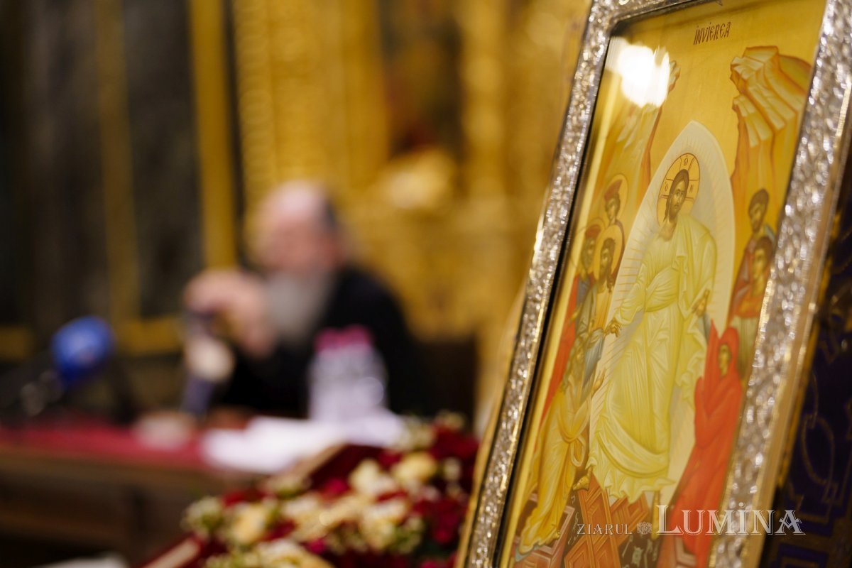 Episcopul Hușilor a conferențiat la Biserica Domnița Bălașa din Capitală 248078