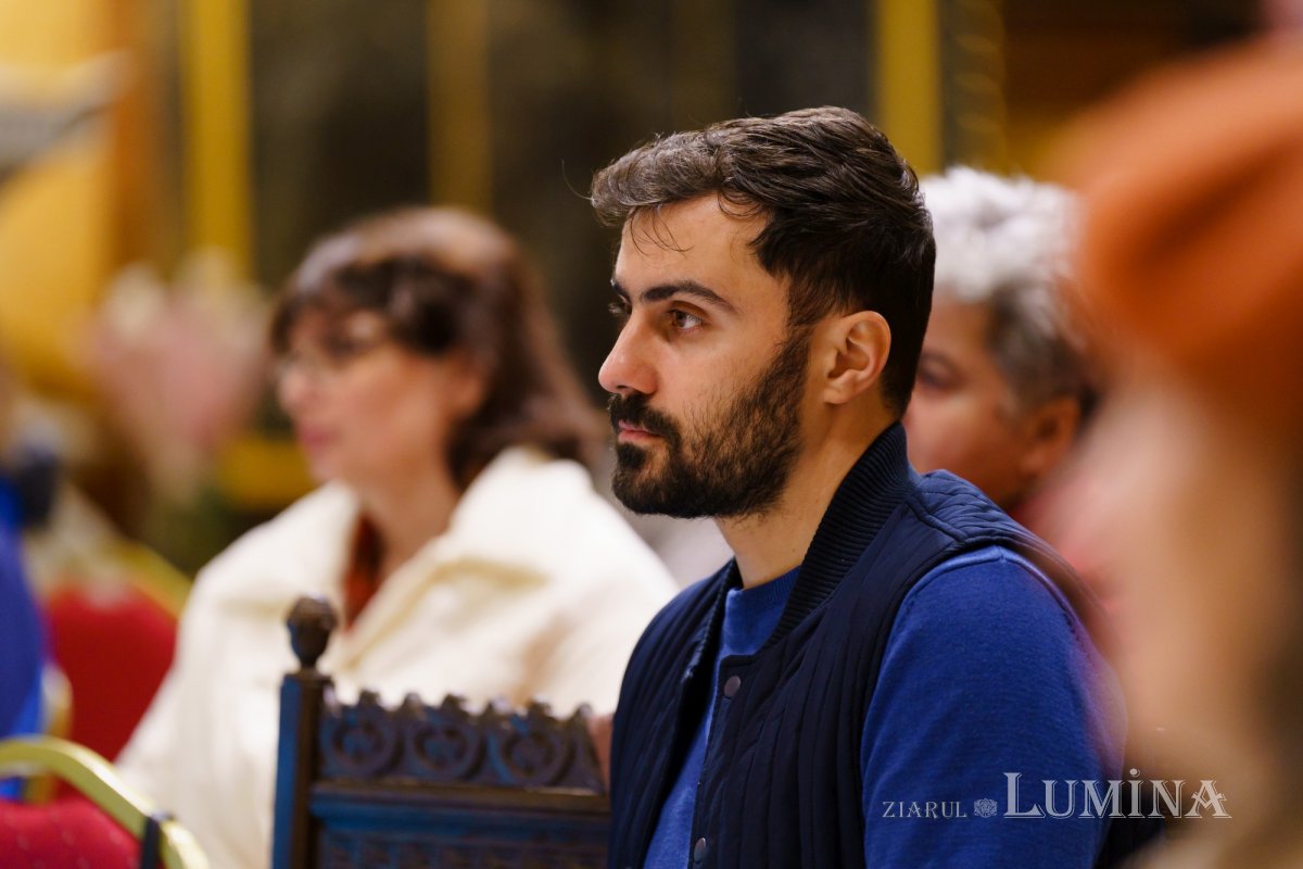 Episcopul Hușilor a conferențiat la Biserica Domnița Bălașa din Capitală 248084