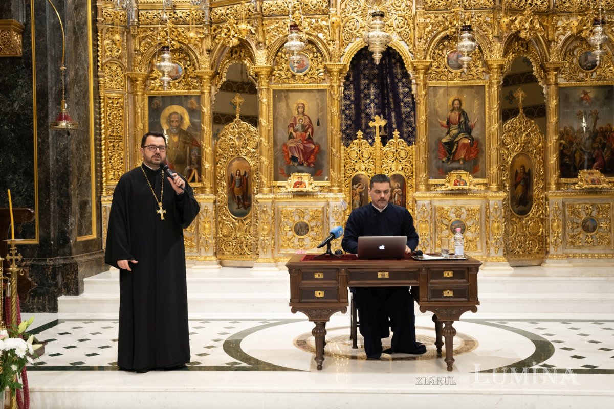 Arhidiaconul Sorin Mihalache a conferențiat la Biserica Domnița Bălașa din Capitală 248929