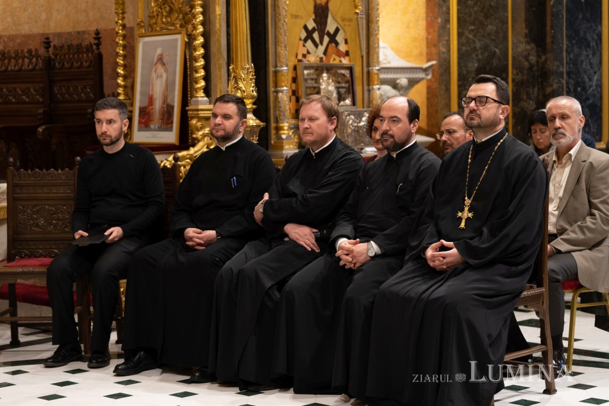 Arhidiaconul Sorin Mihalache a conferențiat la Biserica Domnița Bălașa din Capitală 248941