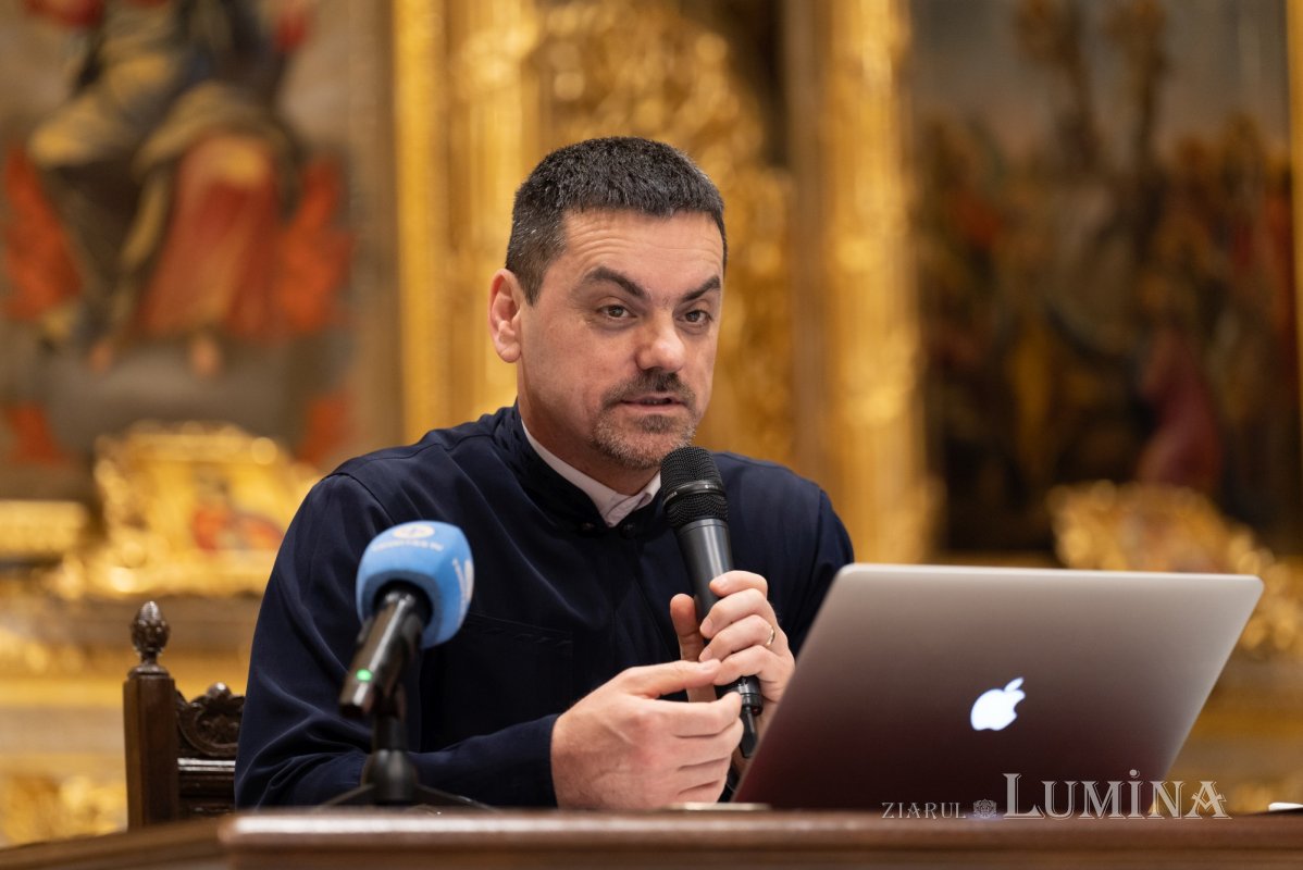 Arhidiaconul Sorin Mihalache a conferențiat la Biserica Domnița Bălașa din Capitală 248945