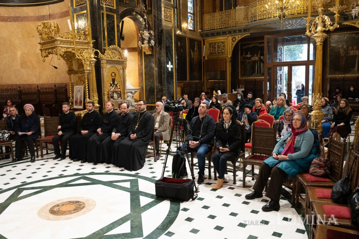 Arhidiaconul Sorin Mihalache a conferențiat la Biserica Domnița Bălașa din Capitală 248948