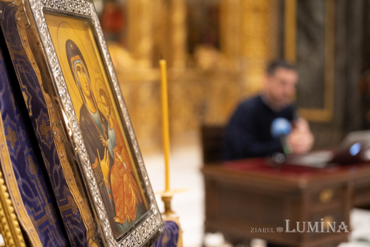 Arhidiaconul Sorin Mihalache a conferențiat la Biserica Domnița Bălașa din Capitală 248950