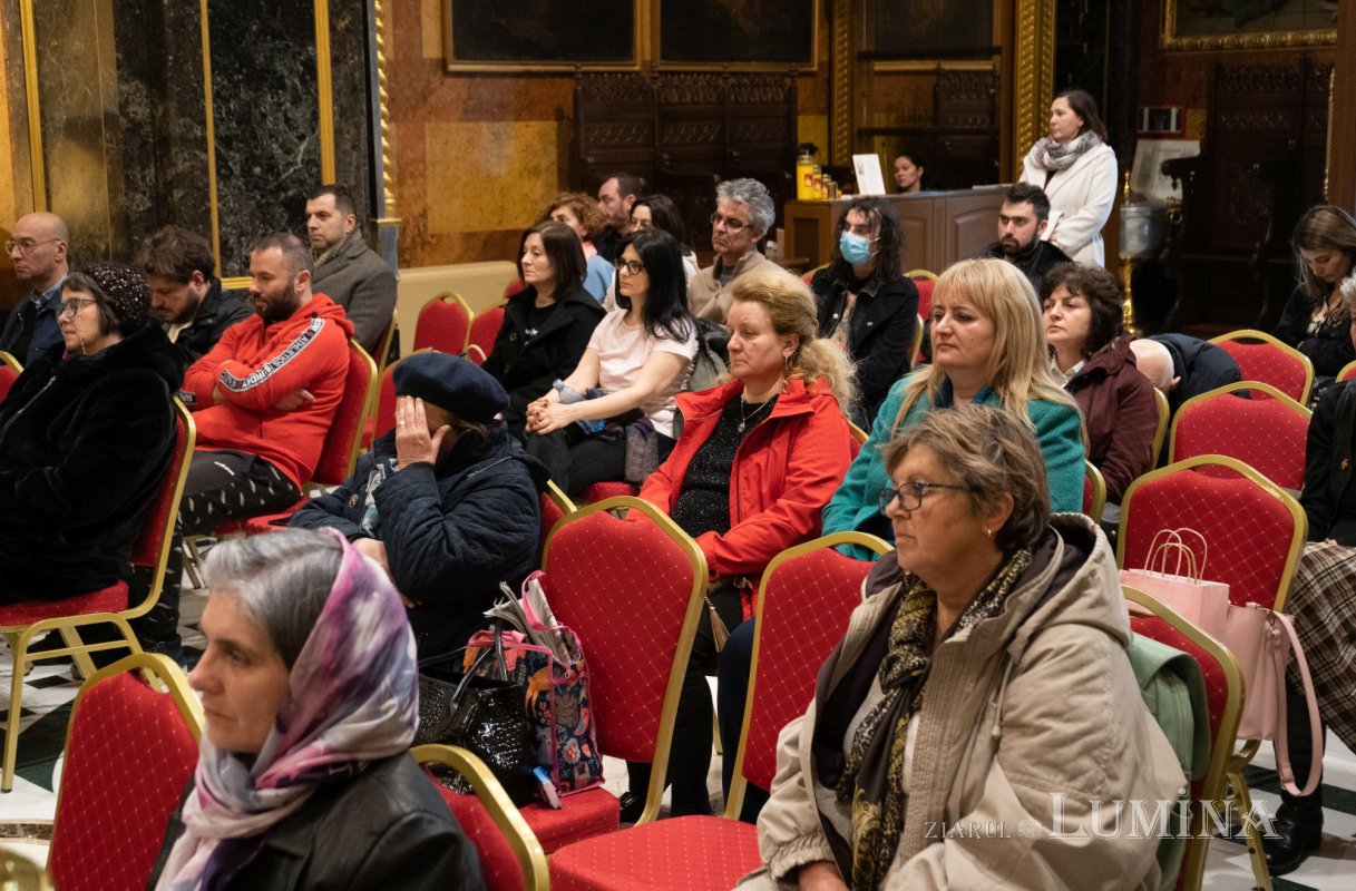Arhidiaconul Sorin Mihalache a conferențiat la Biserica Domnița Bălașa din Capitală 248952