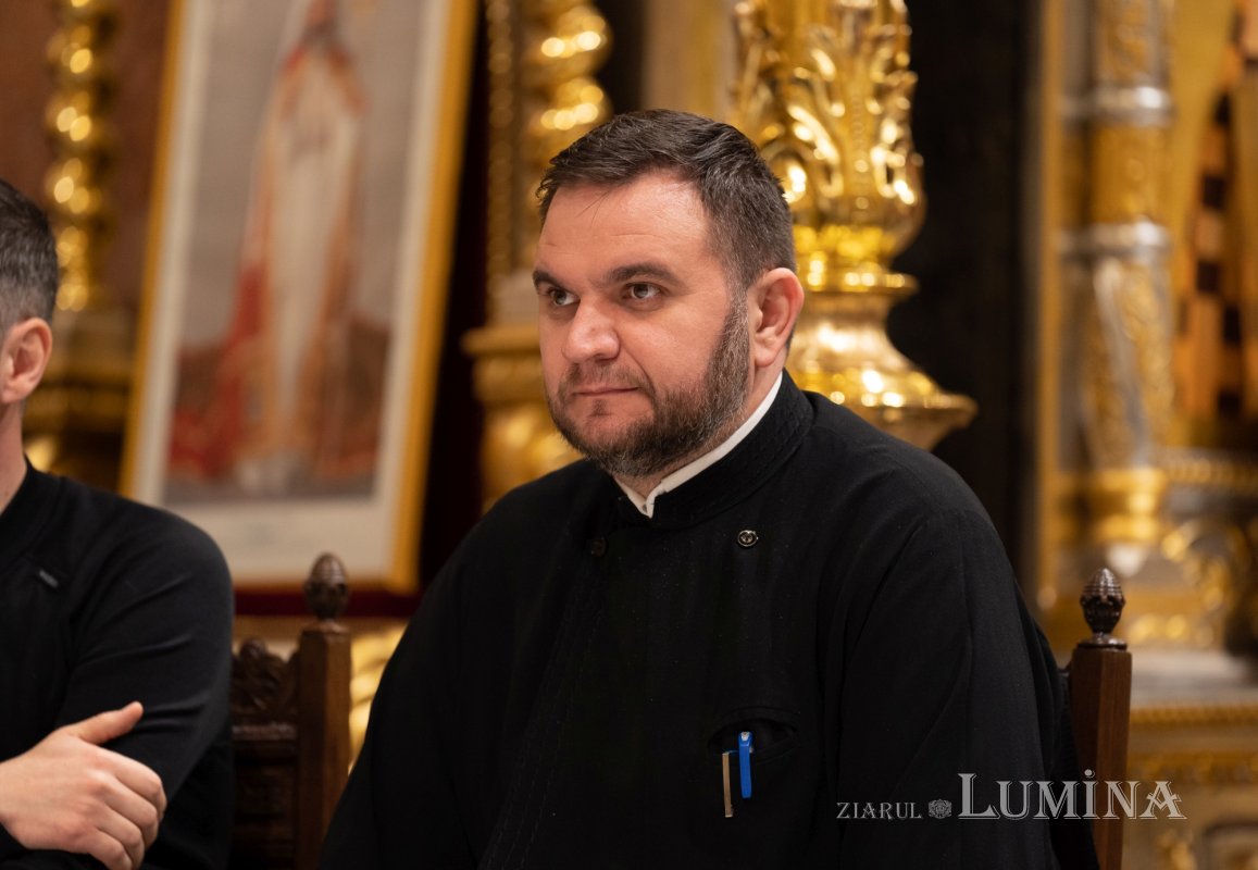 Arhidiaconul Sorin Mihalache a conferențiat la Biserica Domnița Bălașa din Capitală 248974