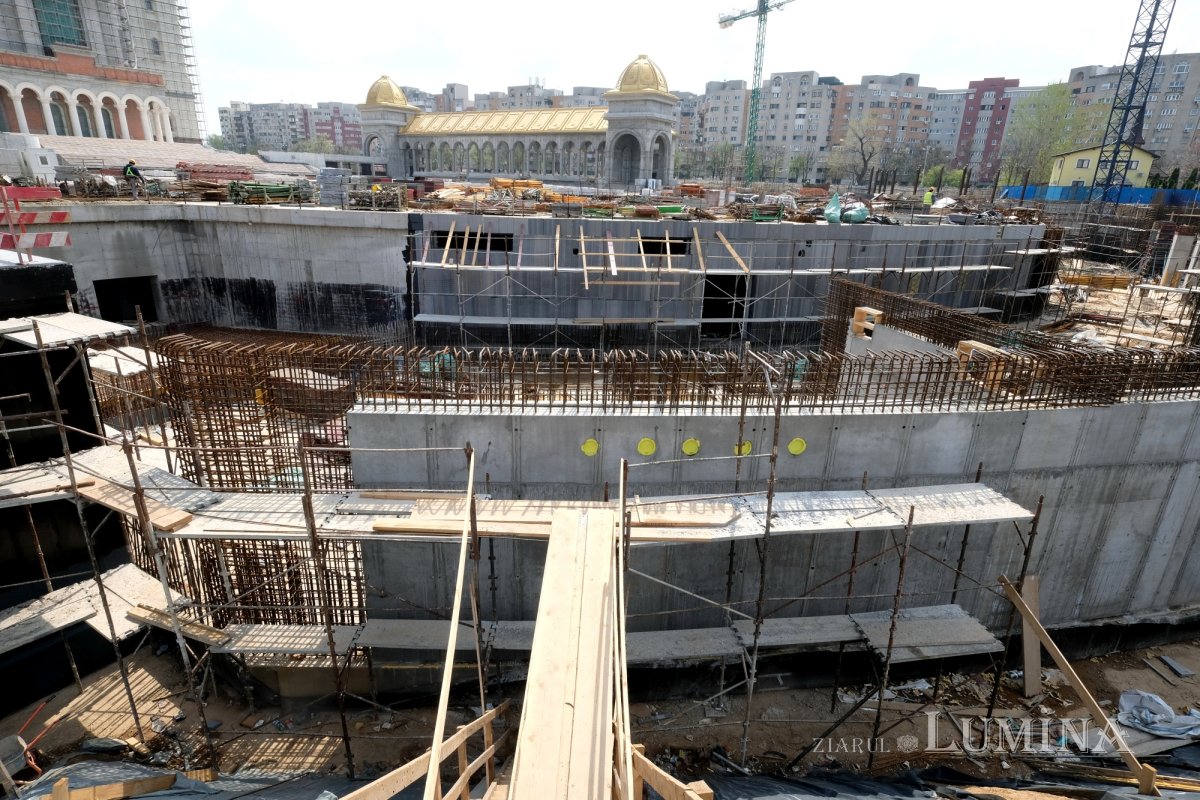 Progresul șantierului Catedralei Naționale în apropierea sărbătorilor pascale 250175