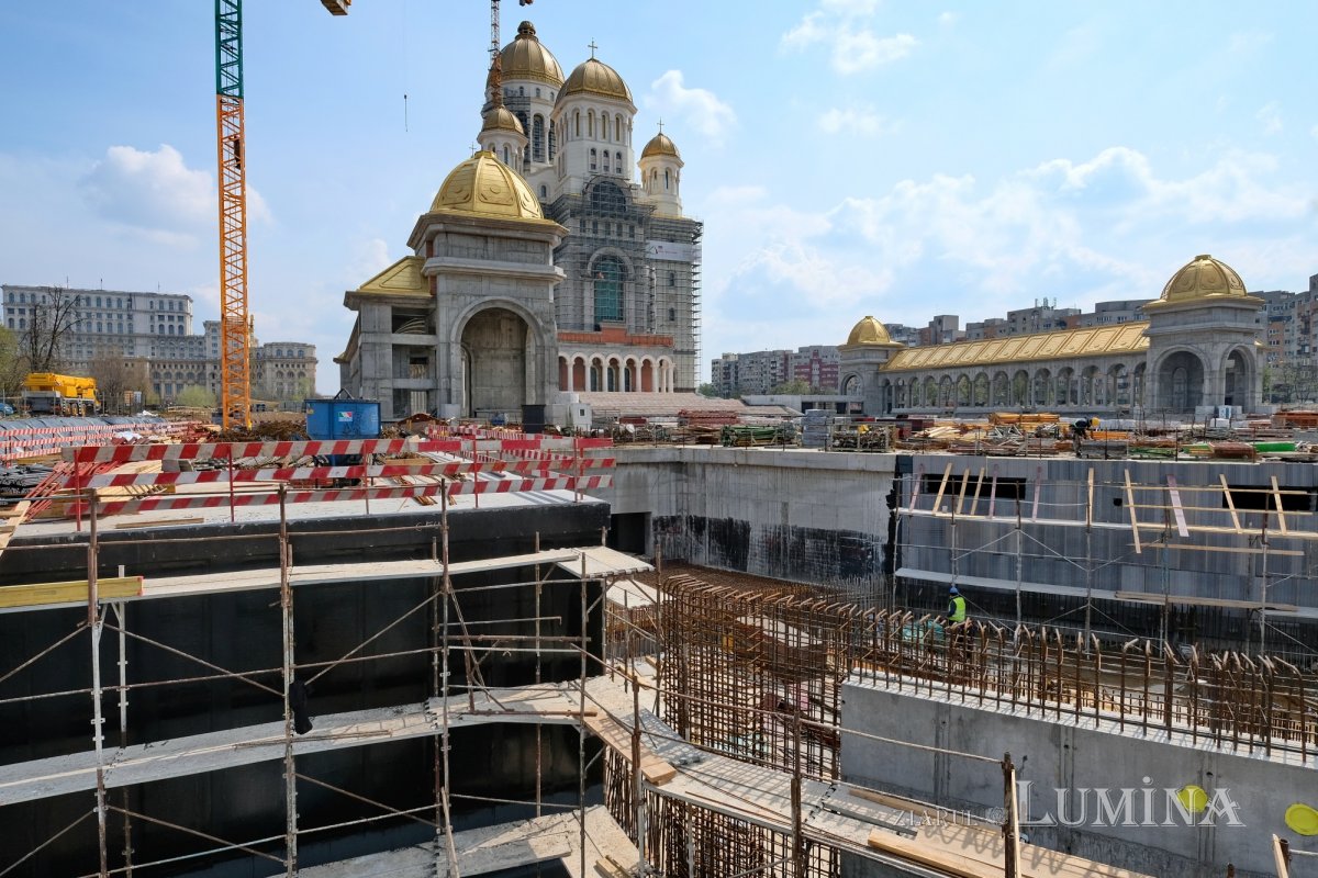 Progresul șantierului Catedralei Naționale în apropierea sărbătorilor pascale 250177