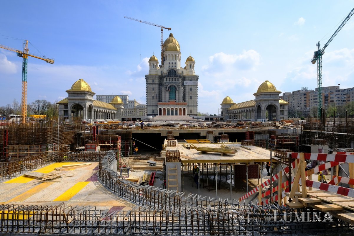 Progresul șantierului Catedralei Naționale în apropierea sărbătorilor pascale 250178