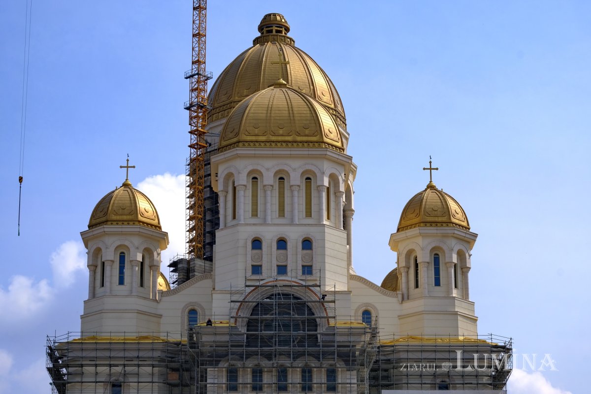 Progresul șantierului Catedralei Naționale în apropierea sărbătorilor pascale 250179