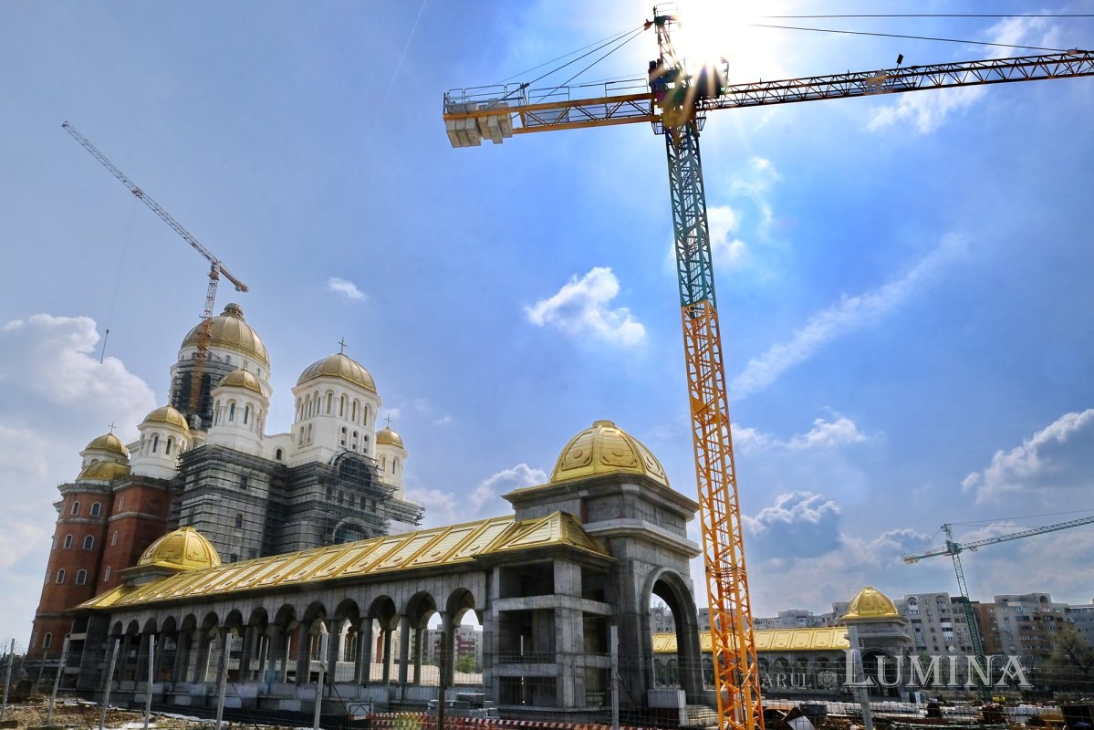 Progresul șantierului Catedralei Naționale în apropierea sărbătorilor pascale 250185