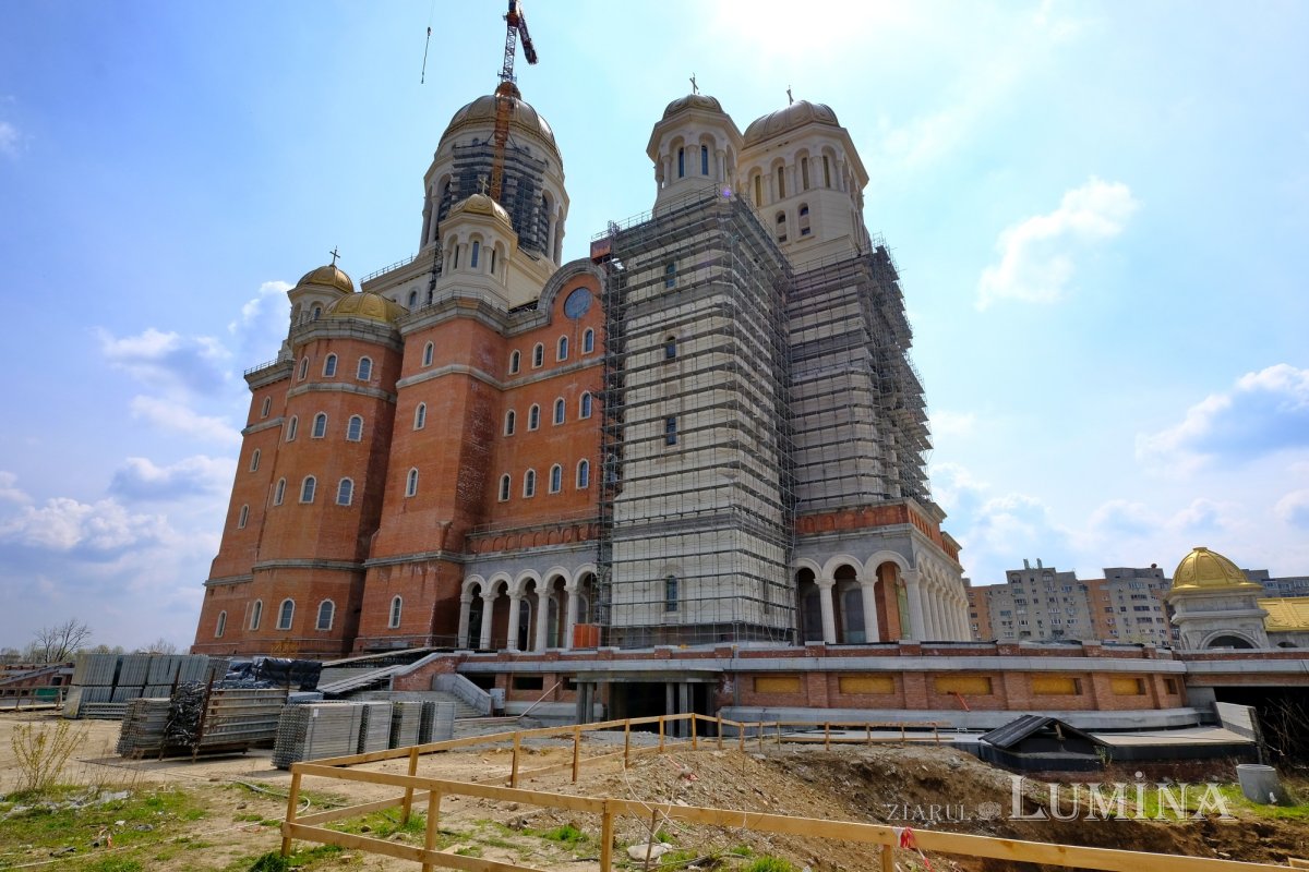 Progresul șantierului Catedralei Naționale în apropierea sărbătorilor pascale 250188