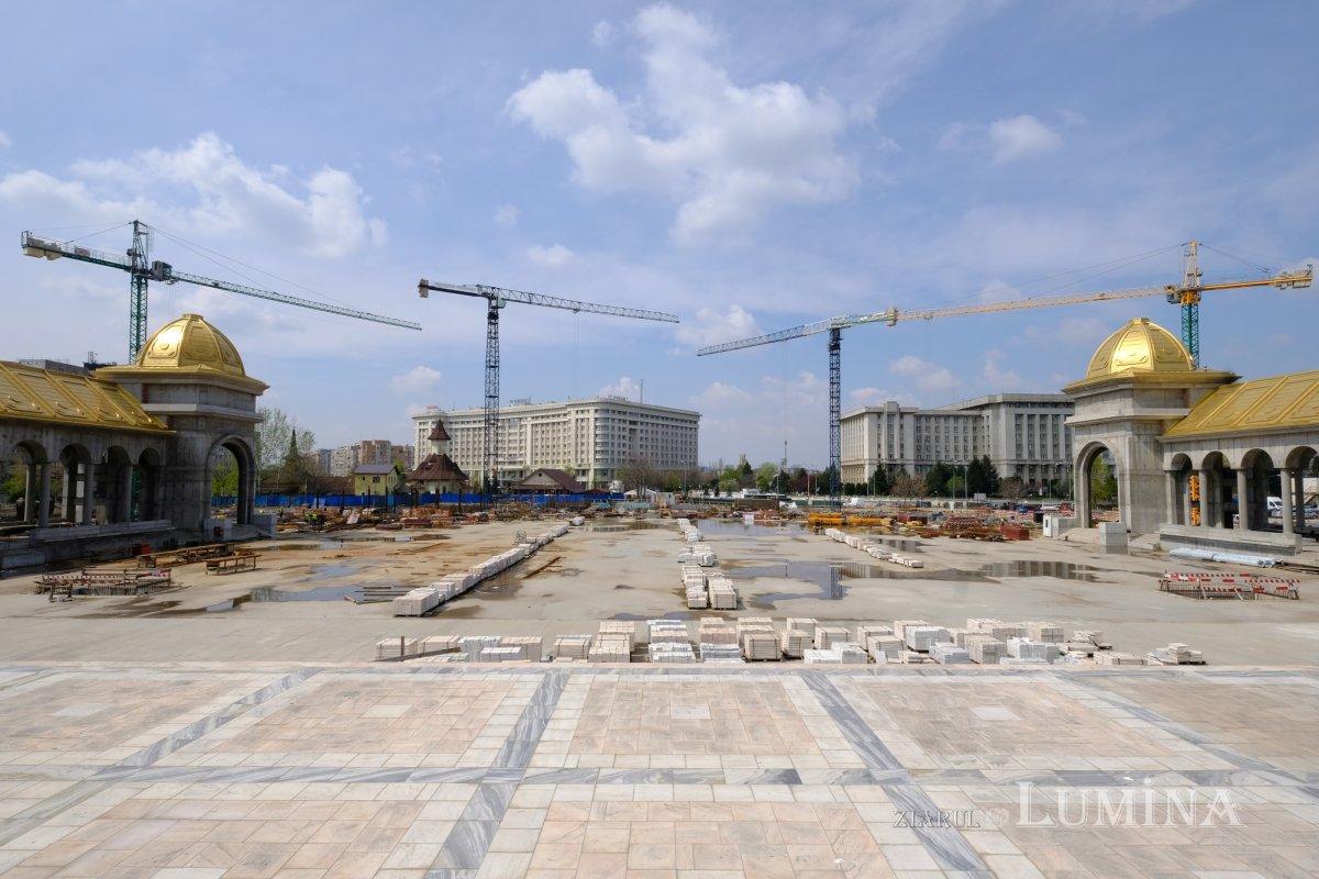 Progresul șantierului Catedralei Naționale în apropierea sărbătorilor pascale 250189