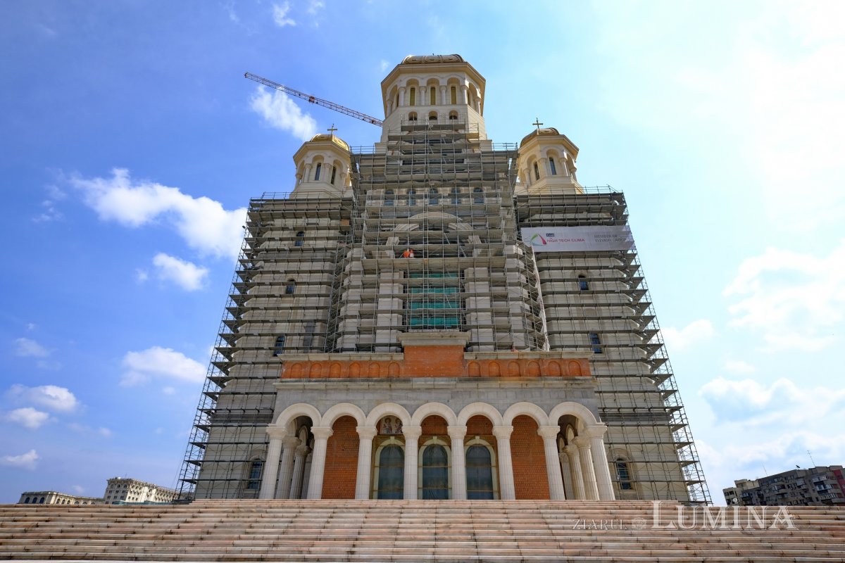 Progresul șantierului Catedralei Naționale în apropierea sărbătorilor pascale 250191
