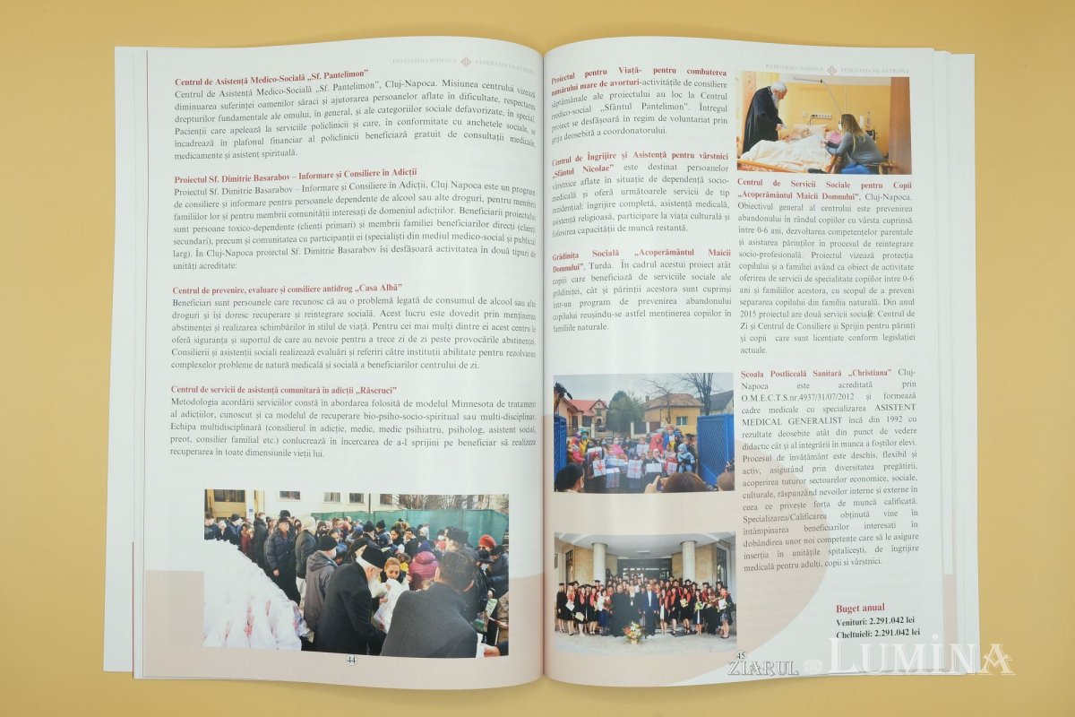 Activitatea caritabilă a Bisericii prezentată în Raportul Anual 2022 al Federației Filantropia 255105