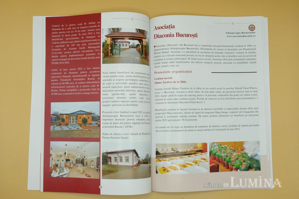 Activitatea caritabilă a Bisericii prezentată în Raportul Anual 2022 al Federației Filantropia 255106