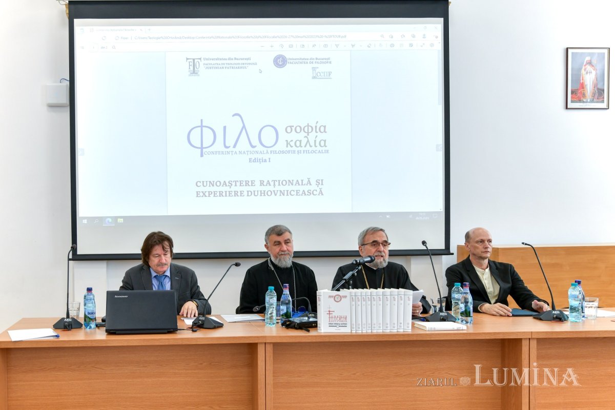 Conferința națională „Filosofie și Filocalie” în Capitală 255720
