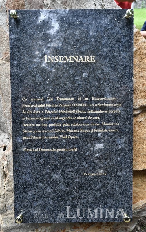 Înnoire și binecuvântare în lavra isihastă a Maicii Domnului de la Sinaia 264921