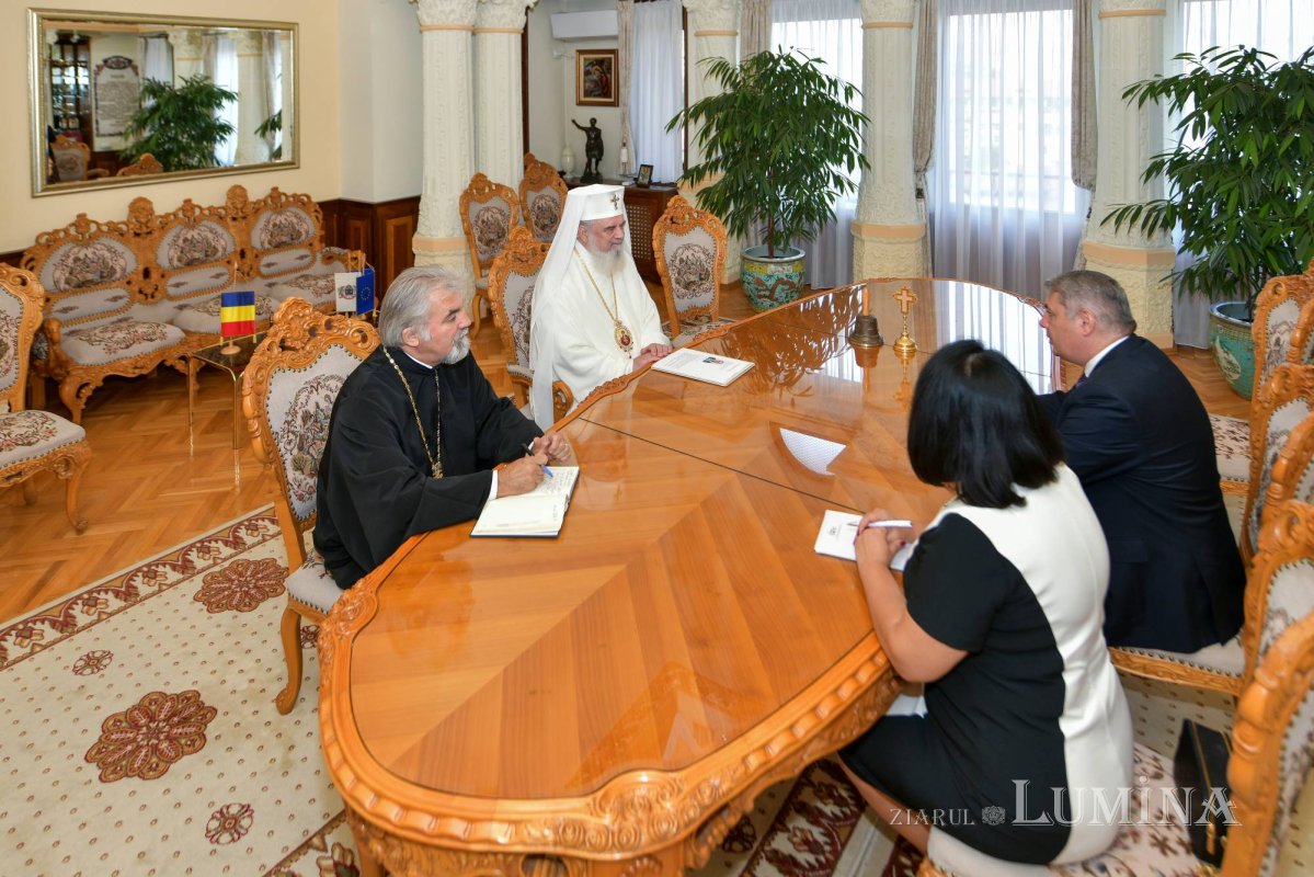 Ambasadorul Republicii Armenia, în vizită de rămas-bun la Patriarhul Bisericii Ortodoxe Române 268859