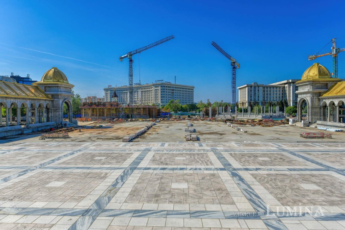 Șantierul Catedralei Naţionale la începutul toamnei 269914