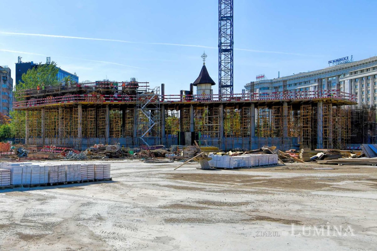 Șantierul Catedralei Naţionale la începutul toamnei 269915