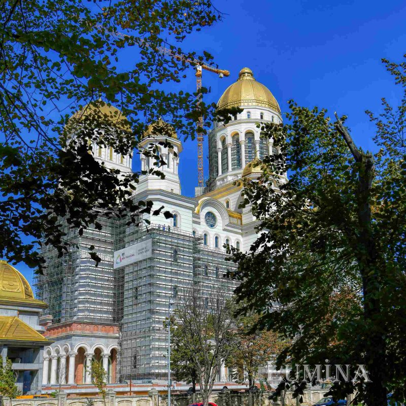 Șantierul Catedralei Naţionale la începutul toamnei 269924