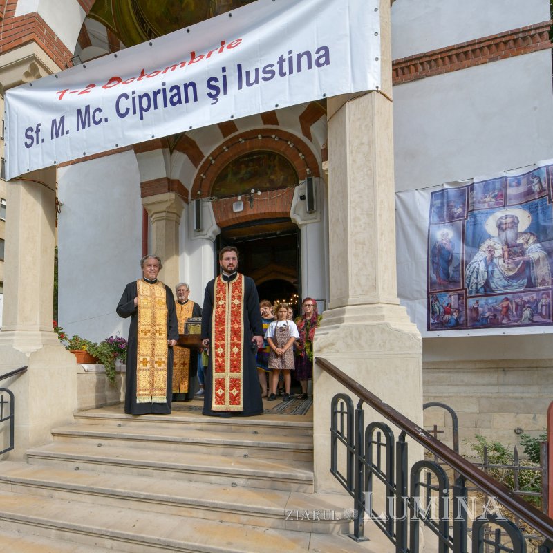 Cinstirea Sfântului Mucenic Ciprian la biserica sa din Capitală 270407