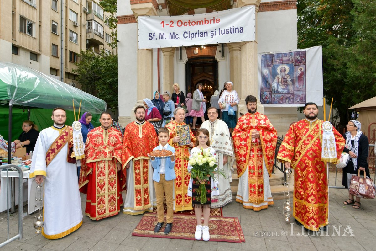Cinstirea Sfântului Mucenic Ciprian la biserica sa din Capitală 270452