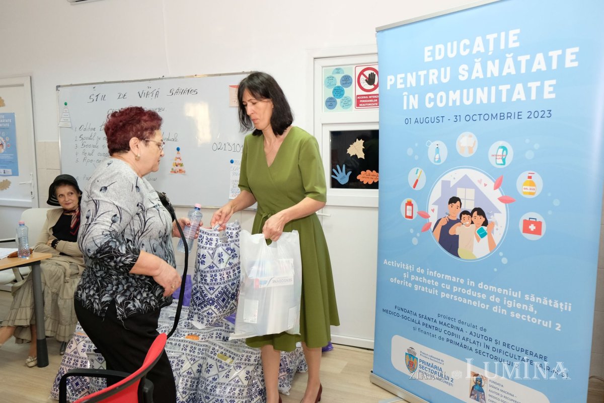 Proiect de educație sanitară pentru nevoiași din sectorul 2 270715