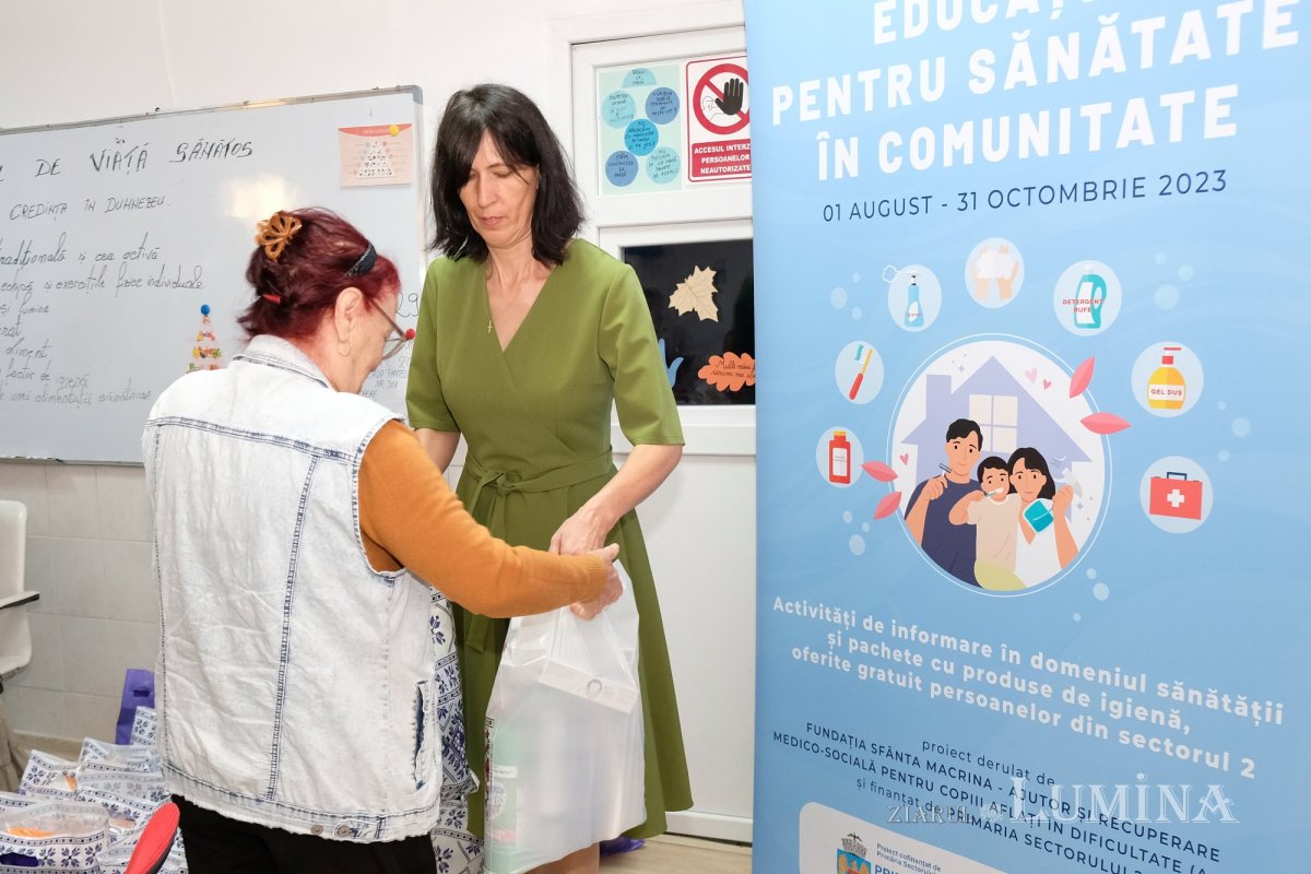 Proiect de educație sanitară pentru nevoiași din sectorul 2 270716