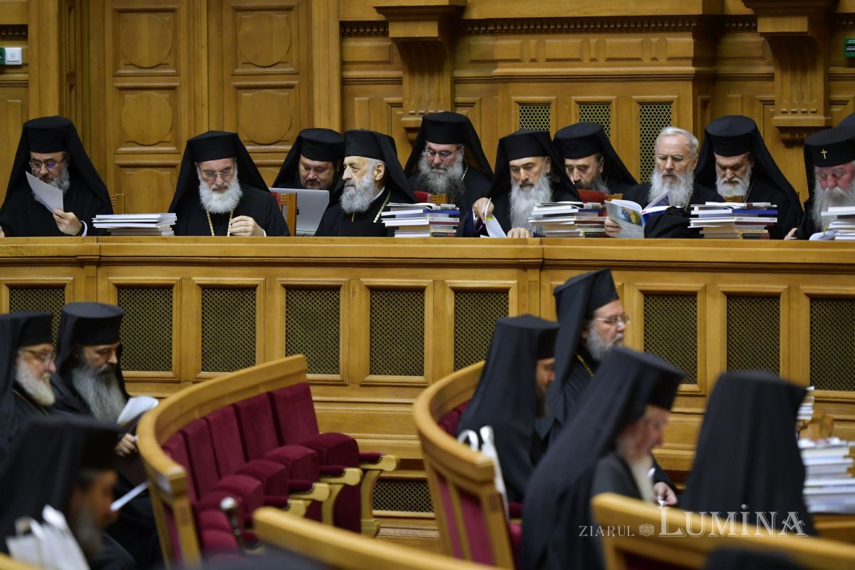 Ședință de lucru a Sfântului Sinod la Palatul Patriarhiei 273964