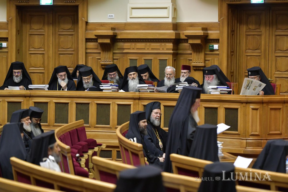 Ședință de lucru a Sfântului Sinod la Palatul Patriarhiei 273968