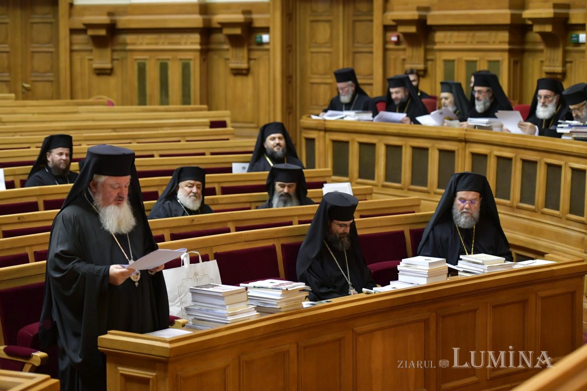 Ședință de lucru a Sfântului Sinod la Palatul Patriarhiei 273969