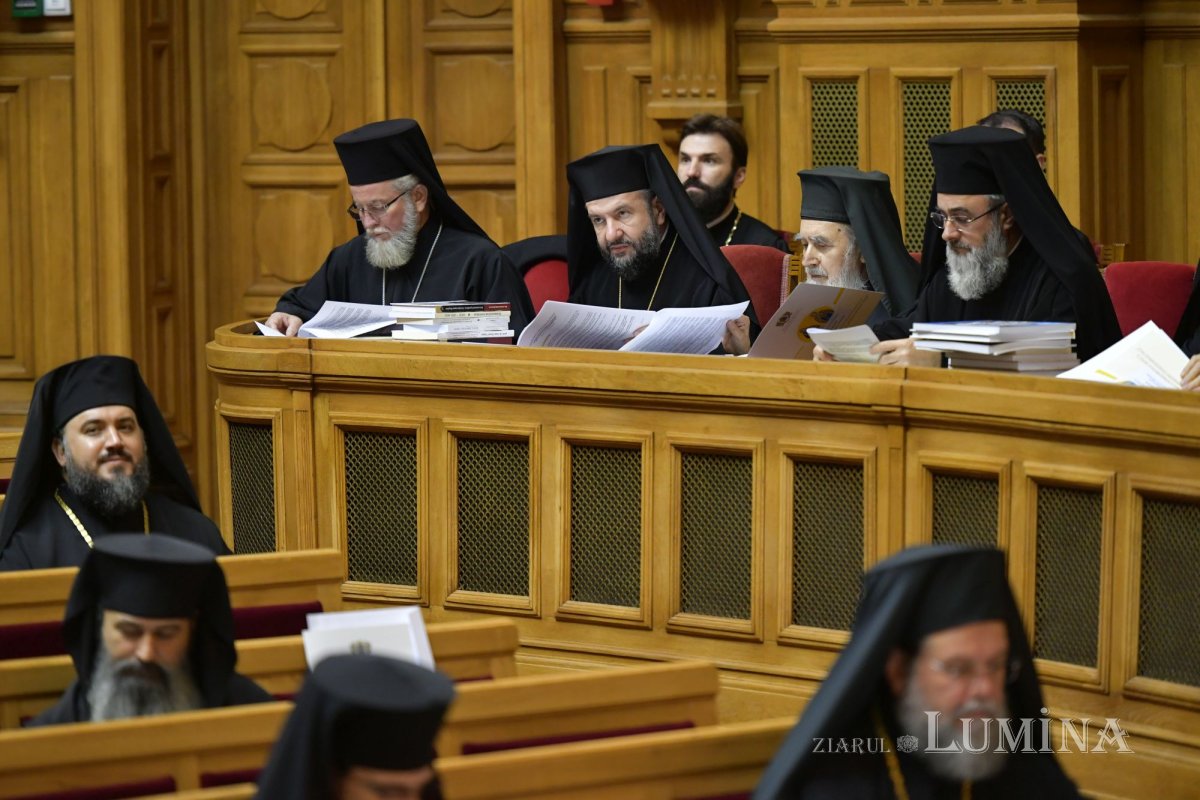 Ședință de lucru a Sfântului Sinod la Palatul Patriarhiei 273970