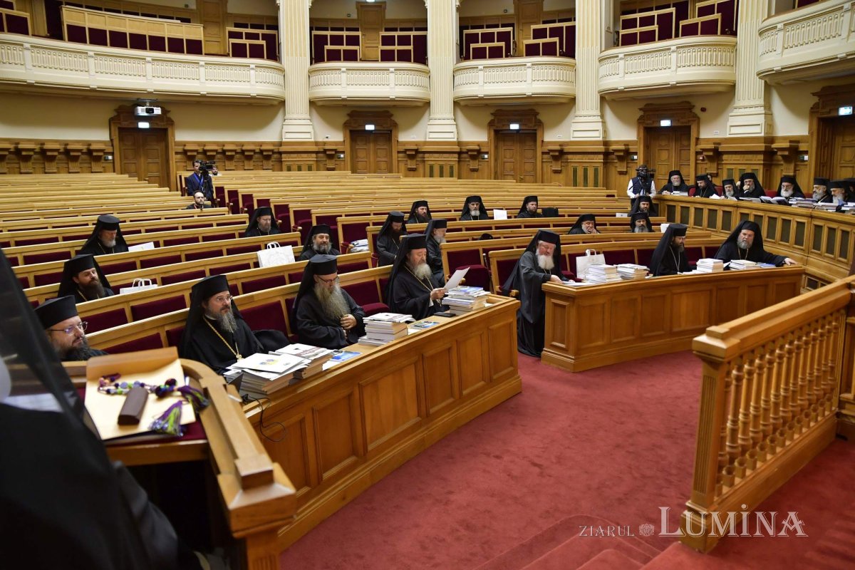 Ședință de lucru a Sfântului Sinod la Palatul Patriarhiei 273973